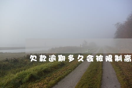 欠款逾期多久会被限制高消费 欠款逾期多久会被限制高消费