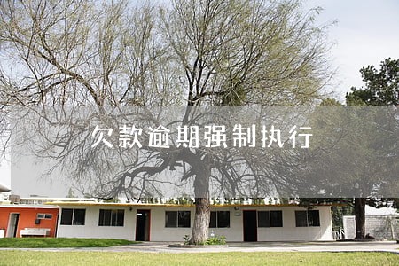 欠款逾期强制执行 欠款逾期强制执行