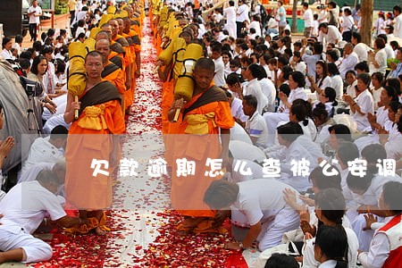 欠款逾期怎么查被公安调查了 欠款逾期怎么查被公安调查了