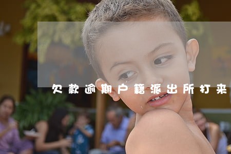 欠款逾期户籍派出所打来电话