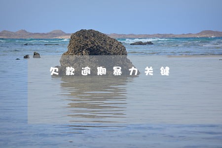欠款逾期暴力关键 欠款逾期暴力关键