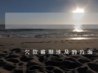 欠款逾期涉及的方面 欠款逾期涉及的方面