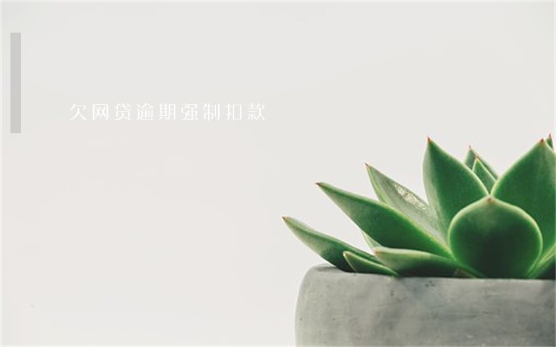 欠网贷逾期强制扣款 欠网贷逾期强制扣款
