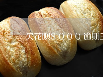 欠花呗8000逾期三个月了 欠花呗8000逾期三个月了