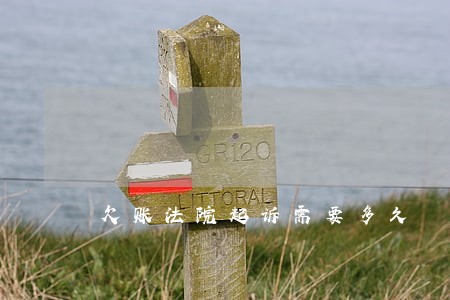 欠账法院起诉需要多久 欠账法院起诉需要多久