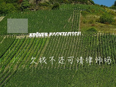 欠钱不还可请律师吗 欠钱不还可请律师吗