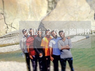 欠银行20万逾期还以后贷款 欠银行20万逾期还以后贷款
