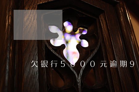 欠银行5000元逾期90天 欠银行5000元逾期90天