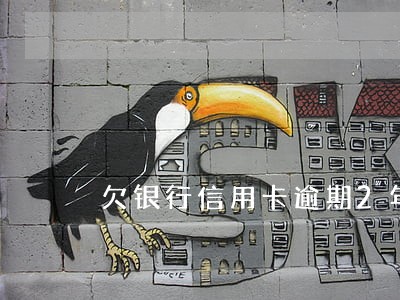欠银行信用卡逾期2年多会怎么样 欠银行信用卡逾期2年多会怎么样