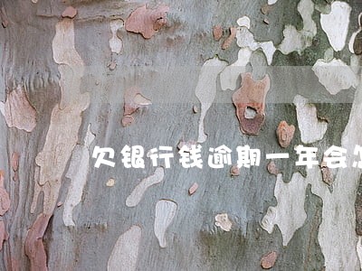 欠银行钱逾期一年会怎么样 欠银行钱逾期一年会怎么样