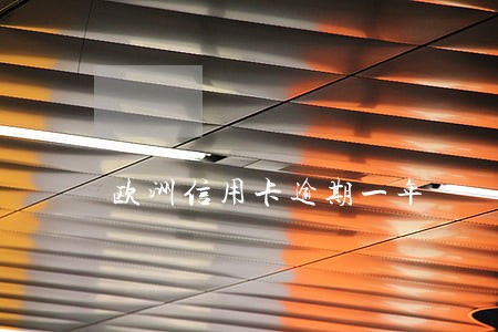 欧洲信用卡逾期一年 欧洲信用卡逾期一年