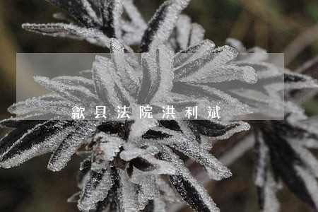 歙县法院洪利斌