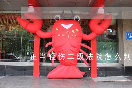 正当轻伤二级法院怎么判赔偿 正当轻伤二级法院怎么判赔偿