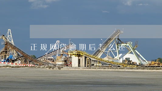 正规网贷逾期后怎么还 正规网贷逾期后怎么还