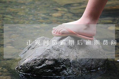 正规网贷逾期后逾期费问题 正规网贷逾期后逾期费问题