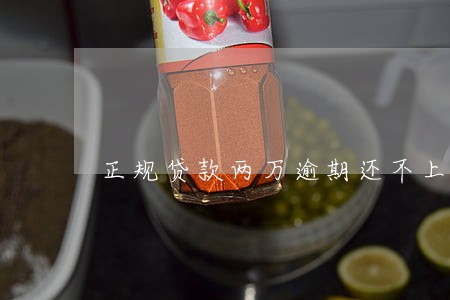 正规贷款两万逾期还不上怎么办 正规贷款两万逾期还不上怎么办