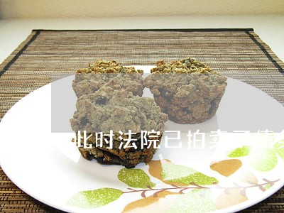 此时法院已拍卖了债务人的财产 此时法院已拍卖了债务人的财产