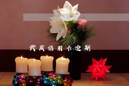 武威信用卡逾期 武威信用卡逾期