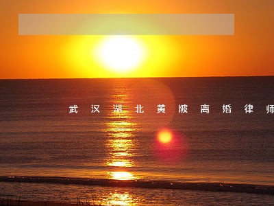 武汉湖北黄陂离婚律师 武汉湖北黄陂离婚律师