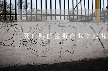 死亡赔偿金析产诉讼起诉书 死亡赔偿金析产诉讼起诉书