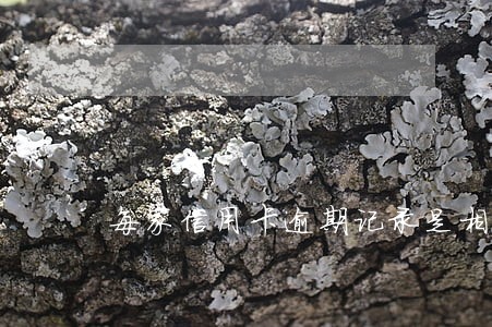 每家信用卡逾期记录是相连的吗 每家信用卡逾期记录是相连的吗