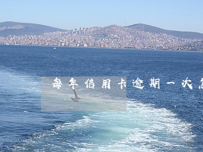 每年信用卡逾期一次怎么还