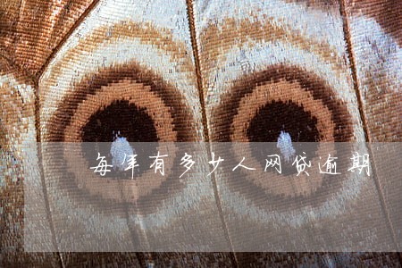 每年有多少人网贷逾期 每年有多少人网贷逾期