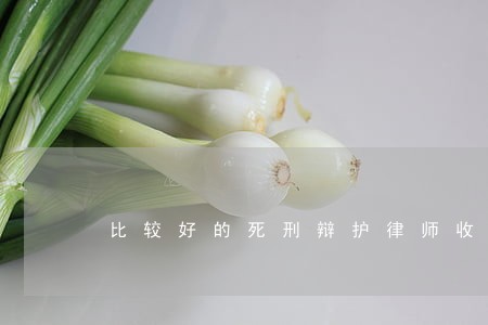 比较好的死刑辩护律师收费 比较好的死刑辩护律师收费