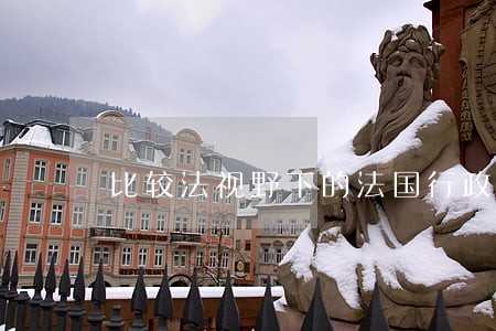 比较法视野下的法国行政法
