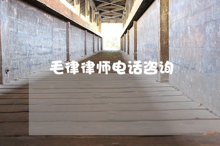 毛律律师电话咨询 毛律律师电话咨询