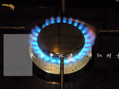 民事争议进入诉讼对方