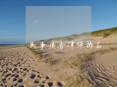 民事债务律师排名 民事债务律师排名