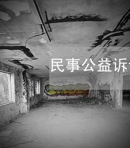 民事公益诉讼的当事人 民事公益诉讼的当事人