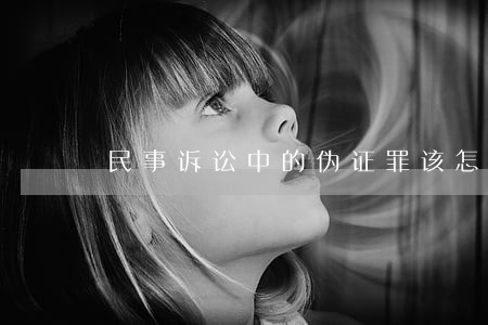 民事诉讼中的伪证罪该怎么处罚 民事诉讼中的伪证罪该怎么处罚