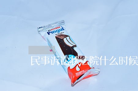 民事诉讼状法院什么时候 民事诉讼状法院什么时候