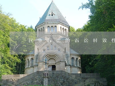 民事诉讼的诉讼时效性 民事诉讼的诉讼时效性