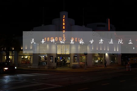 民事诉讼高级甘肃法院立案书号码