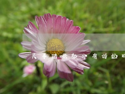 民事赔偿部分有诉讼时效吗 民事赔偿部分有诉讼时效吗