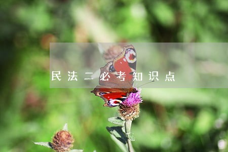 民法二必考知识点