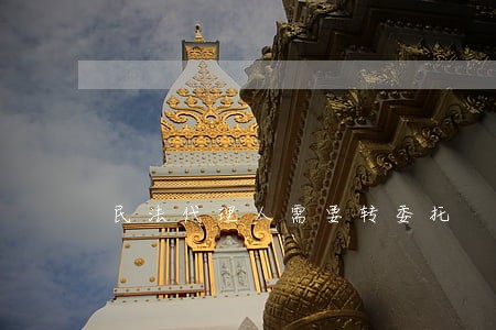 民法代理人需要转委托