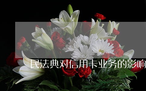 民法典对信用卡业务的影响 民法典对信用卡业务的影响