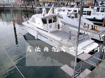 民法典规定借款合同范本 民法典规定借款合同范本