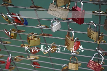 民法原论推不推荐 民法原论推不推荐