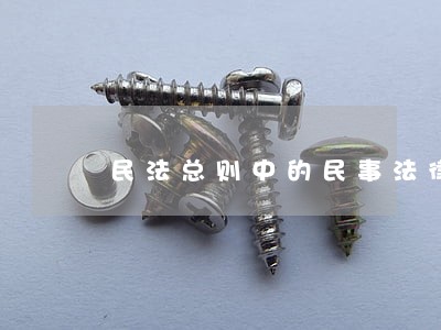 民法总则中的民事法律行为概念 民法总则中的民事法律行为概念
