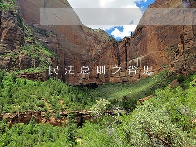 民法总则之省思