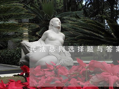 民法总则选择题与答案 民法总则选择题与答案