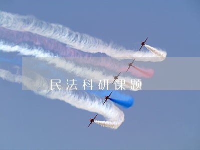 民法科研课题