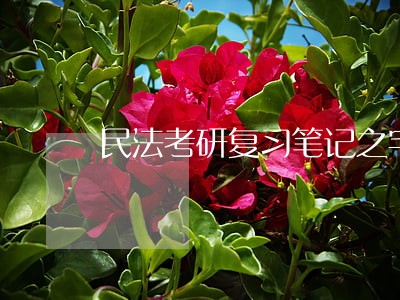 民法考研复习笔记之宅基地使用权 民法考研复习笔记之宅基地使用权