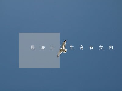 民法计划生育有关内 民法计划生育有关内