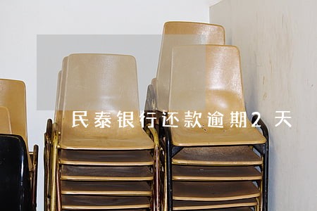 民泰银行还款逾期2天 民泰银行还款逾期2天